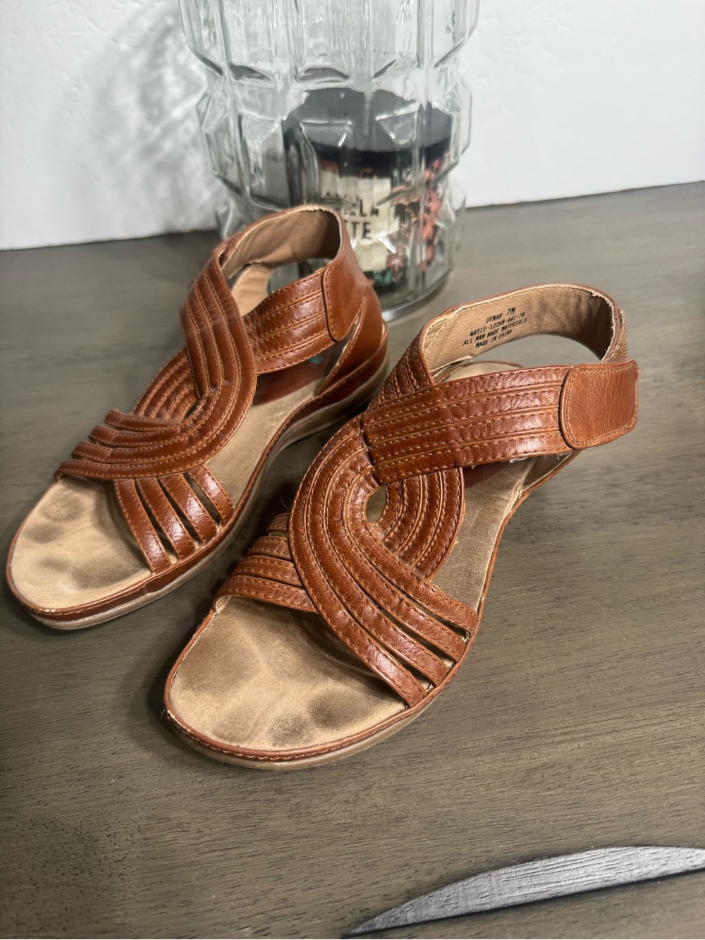 Yuu "Dynah" Strappy Wedge Sandals